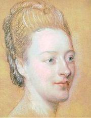 Portrait of Belle de Zuylen by Maurice-Quentin de La Tour (1771)